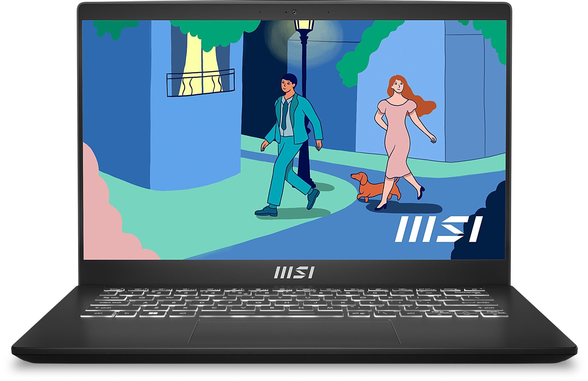 Laptop MSI Modern 14 C12M Fekete