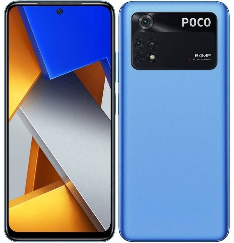 Mobiltelefon POCO M4 Pro 128 GB kék