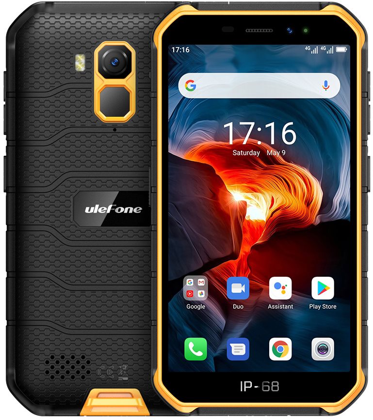 Mobiltelefon UleFone Armor X7 PRO Dual SIM narancs