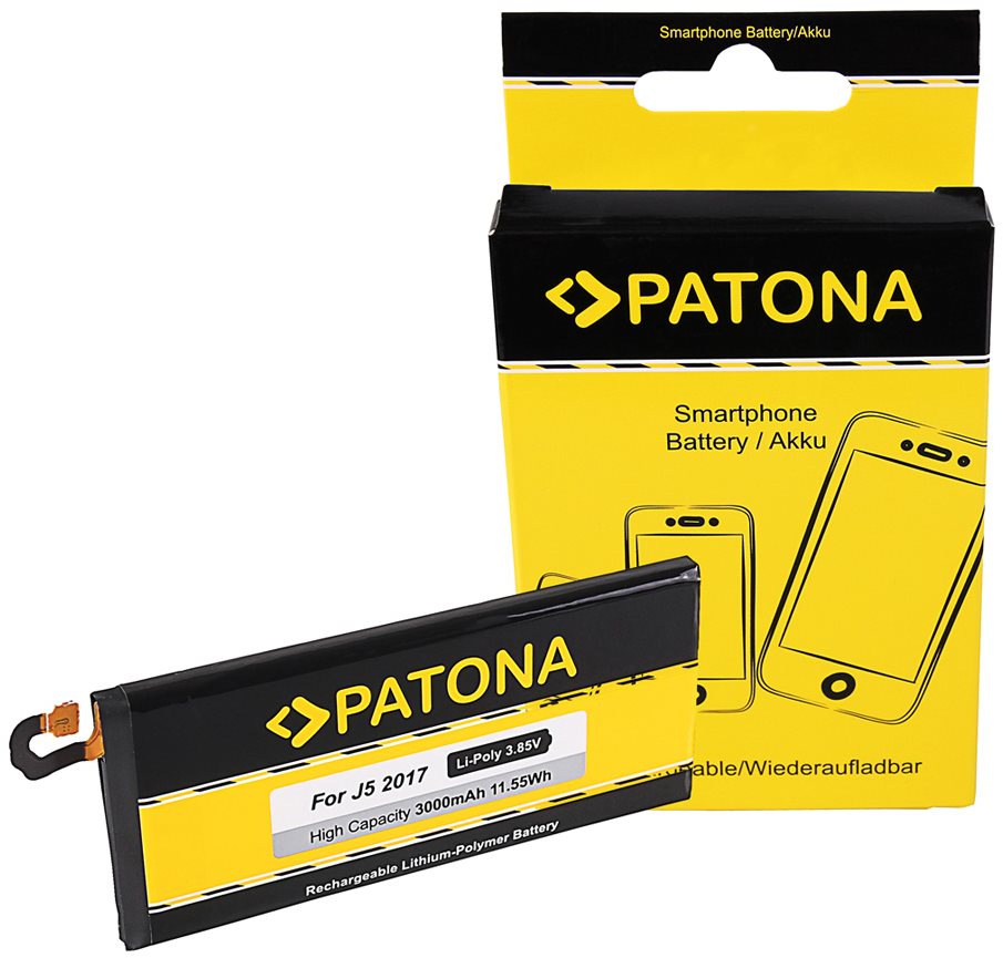 Mobiltelefon akkumulátor PATONA akku Samsung Galaxy J5-höz/2017/ 3000mAh 3
