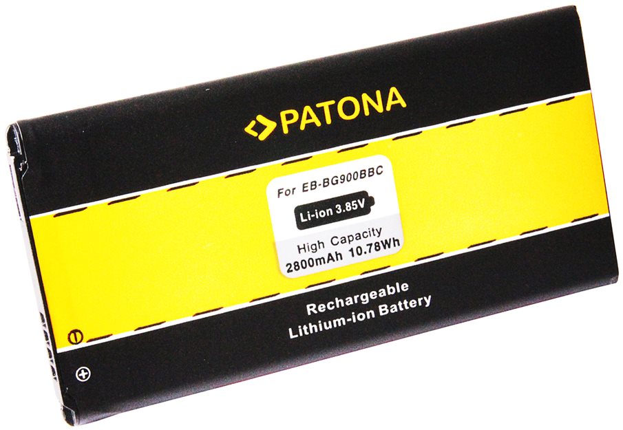 Mobiltelefon akkumulátor PATONA akku Samsung S5 GT-I9600-hoz 2800mAh 3