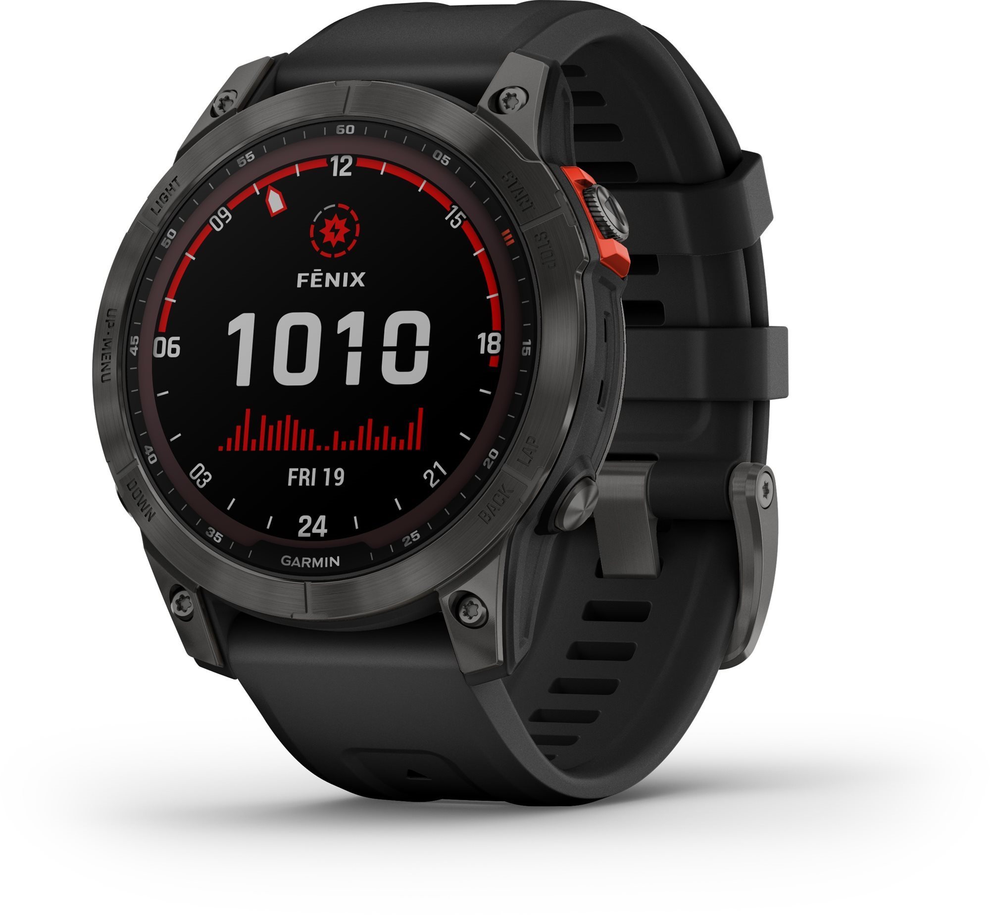 Okosóra Garmin Fenix 7 Solar Slate Gray/Black Band