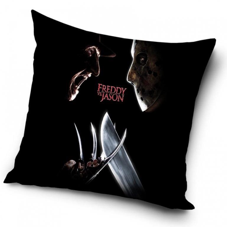 Párnahuzat CARBOTEX Párnahuzat Freddy Versus Jason 40×40 cm