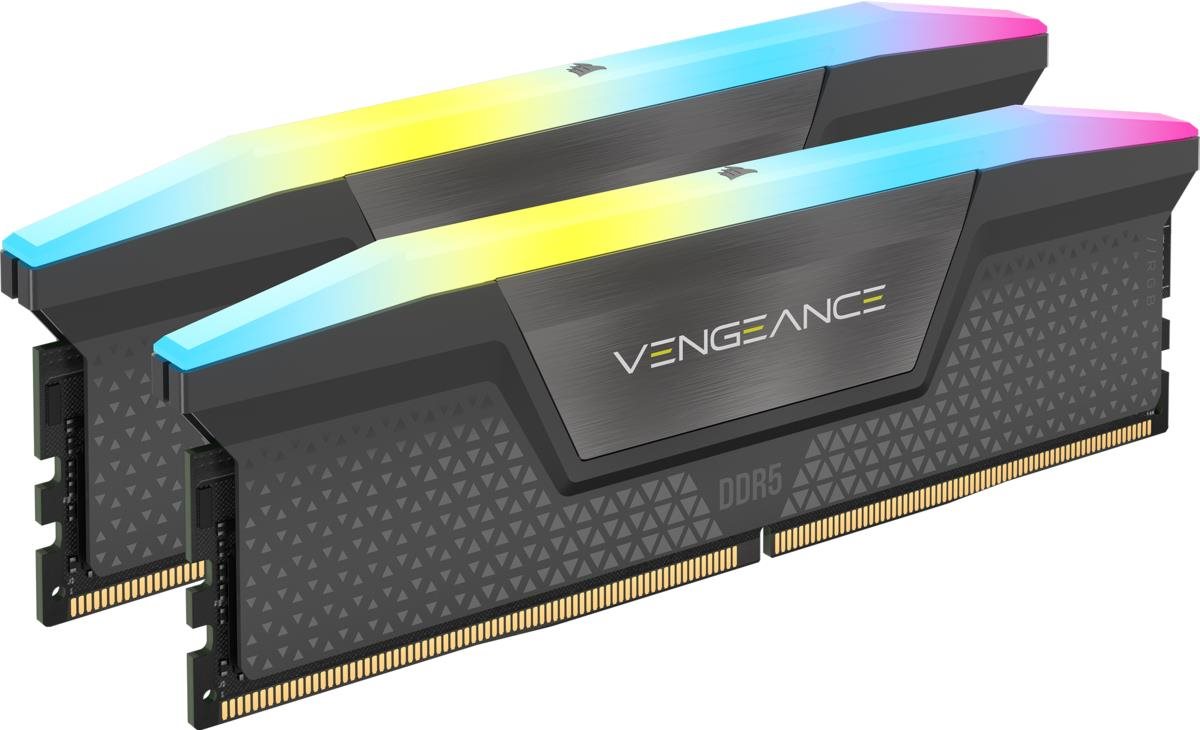 RAM memória Corsair 32GB KIT DDR5 5200MHz CL40 Vengeance RGB Grey for AMD