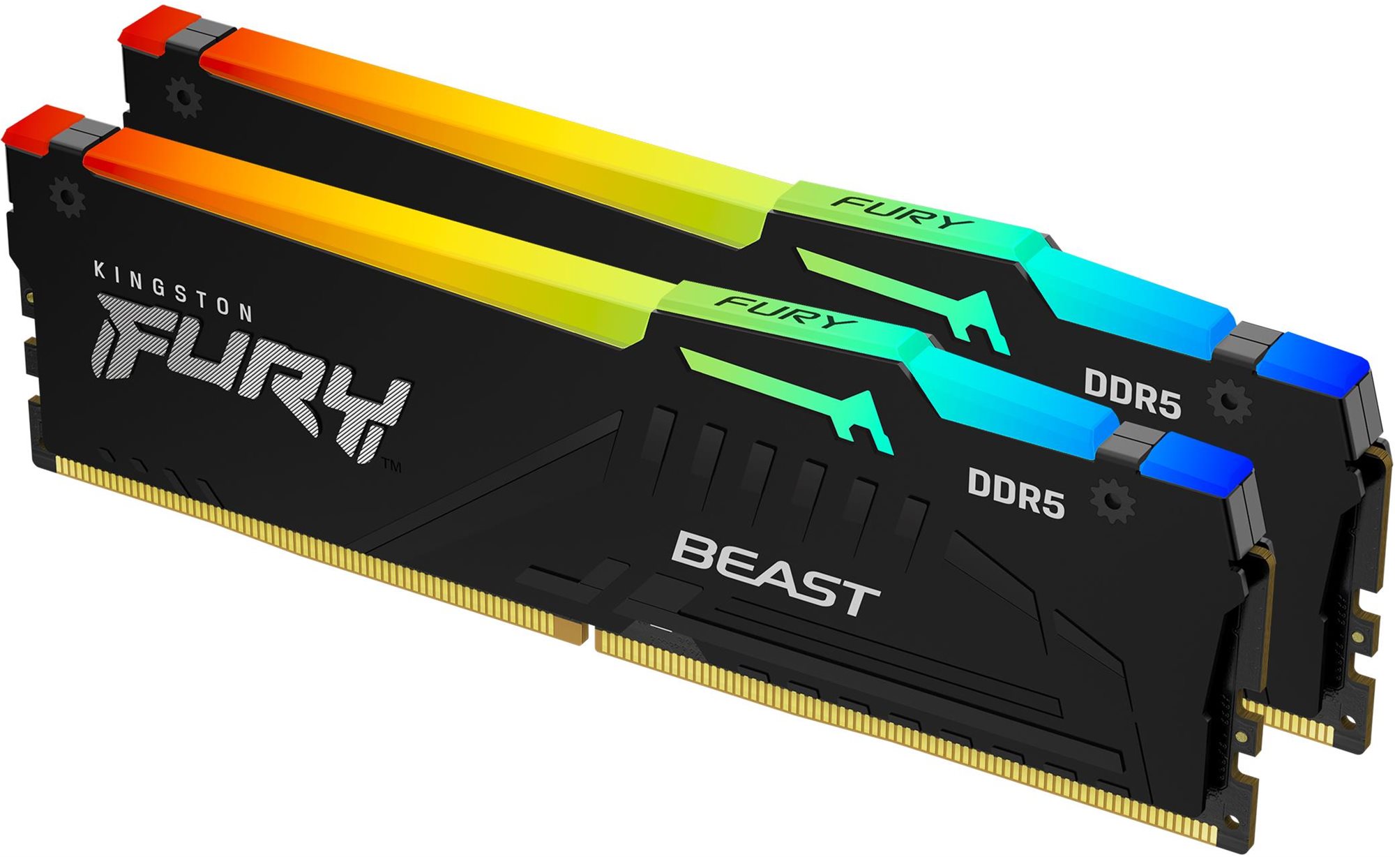 RAM memória Kingston FURY 16GB KIT DDR5 6000MHz CL36 Beast RGB EXPO