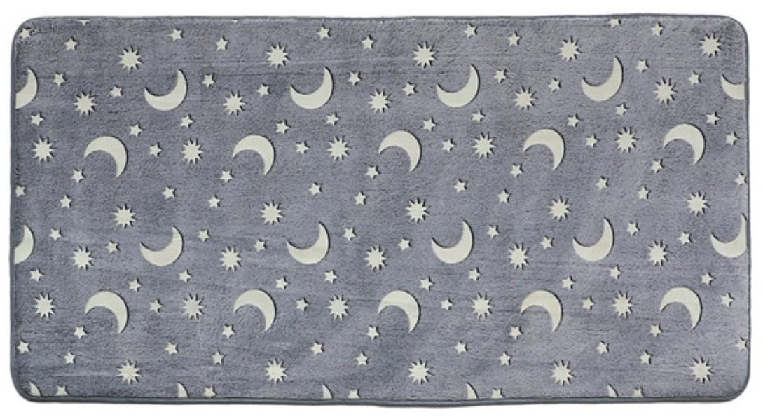 Szőnyeg Világító szőnyeg - Hold 80 x 150 cm