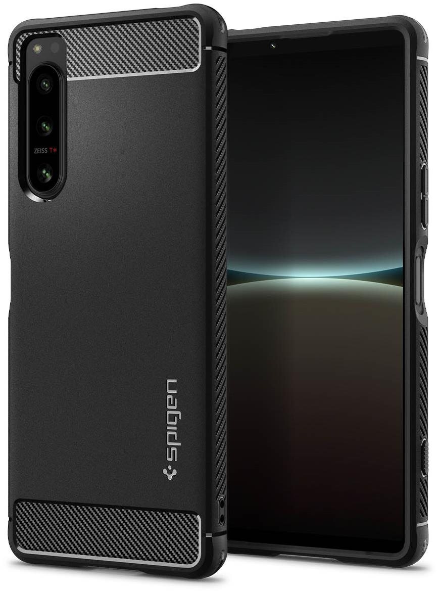 Telefon tok Spigen Rugged Armor Black Sony Xperia 5 IV