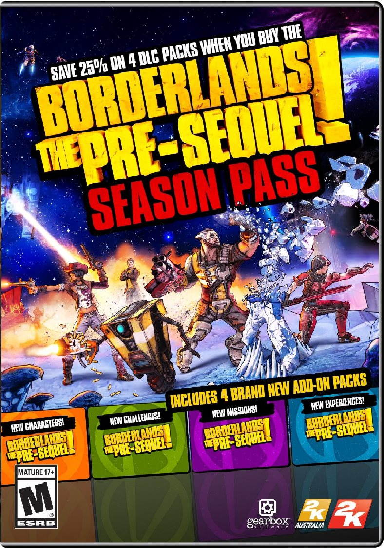 Videójáték kiegészítő Borderlands The Pre-Sequel Season Pass (MAC)