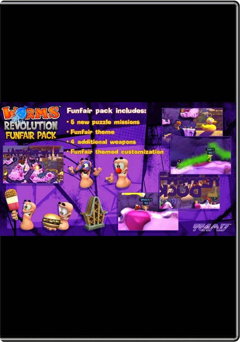 Videójáték kiegészítő Worms Revolution - Funfair DLC (PC)