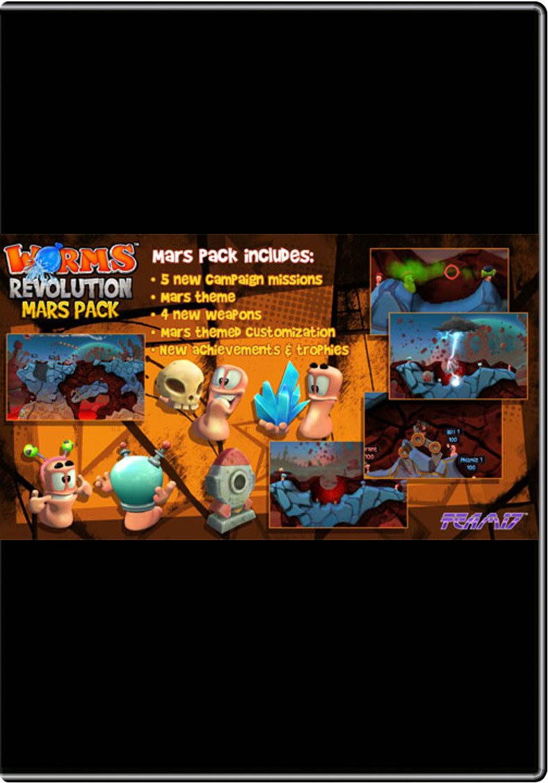 Videójáték kiegészítő Worms Revolution - Mars Pack DLC (PC)