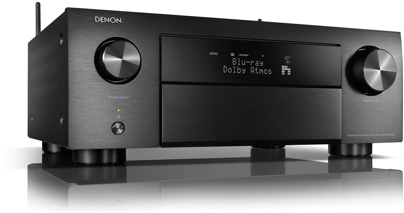 AV-rádióerősítő DENON AVC-X4700H fekete