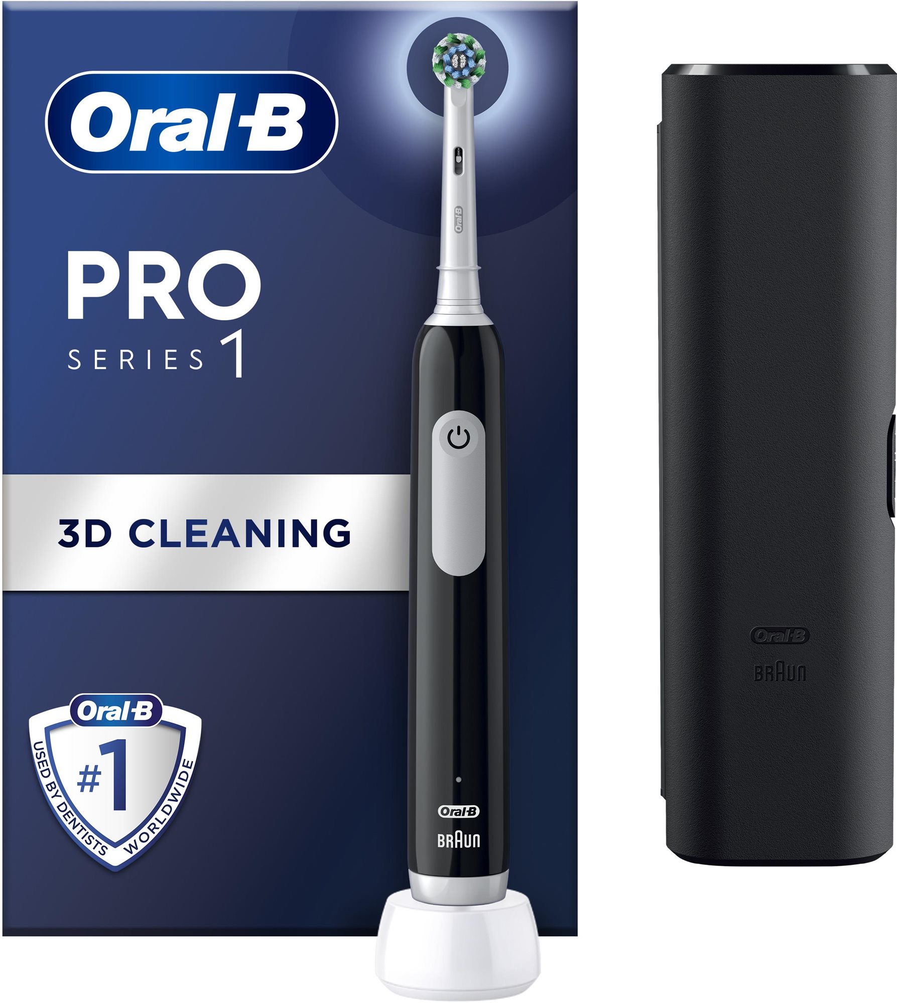Elektromos fogkefe Oral-B Pro Series 1 fekete