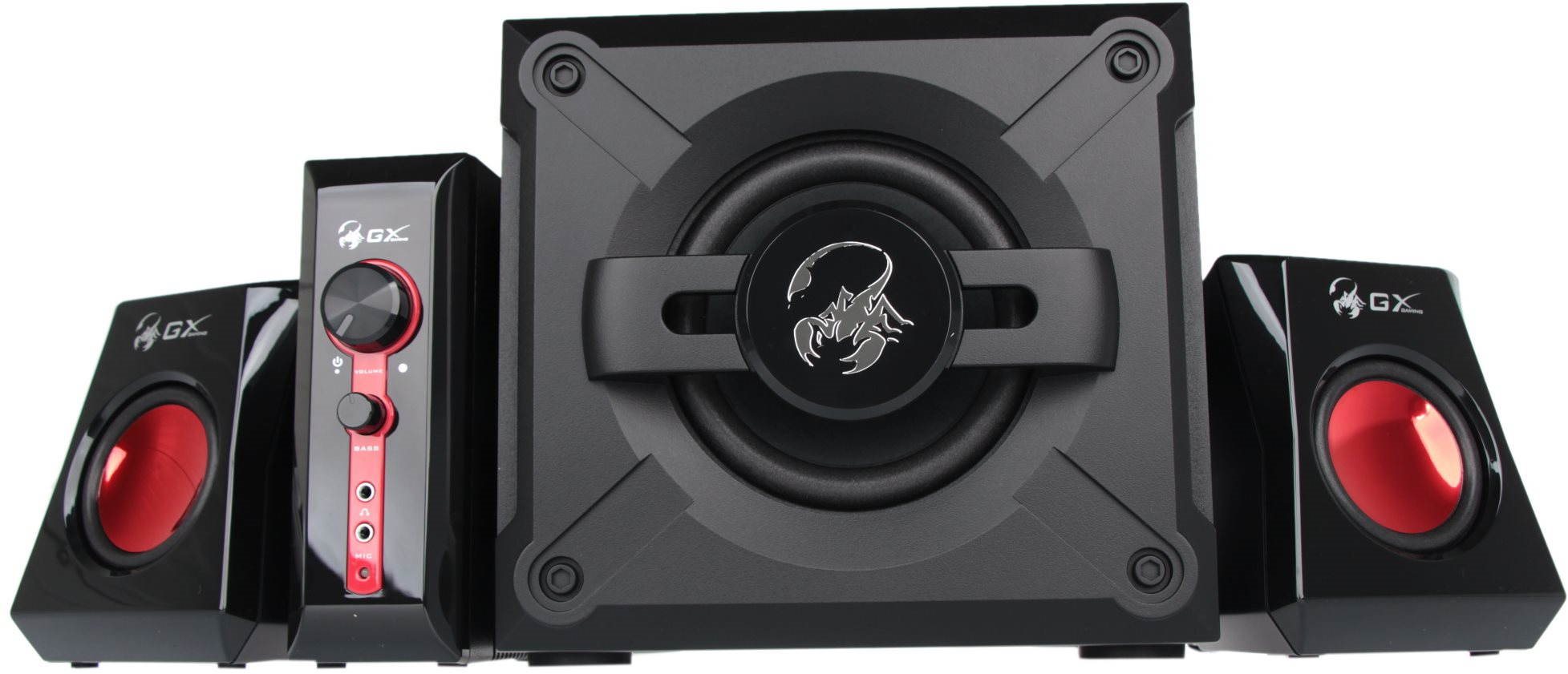 Hangfal Genius GX Gaming SW-G2.1 1250 Ver. II fekete színű
