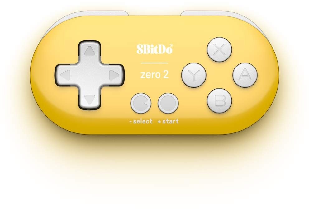 Kontroller 8BitDo Zero 2 Wireless Controller - Yellow Edition - Nintendo Switch