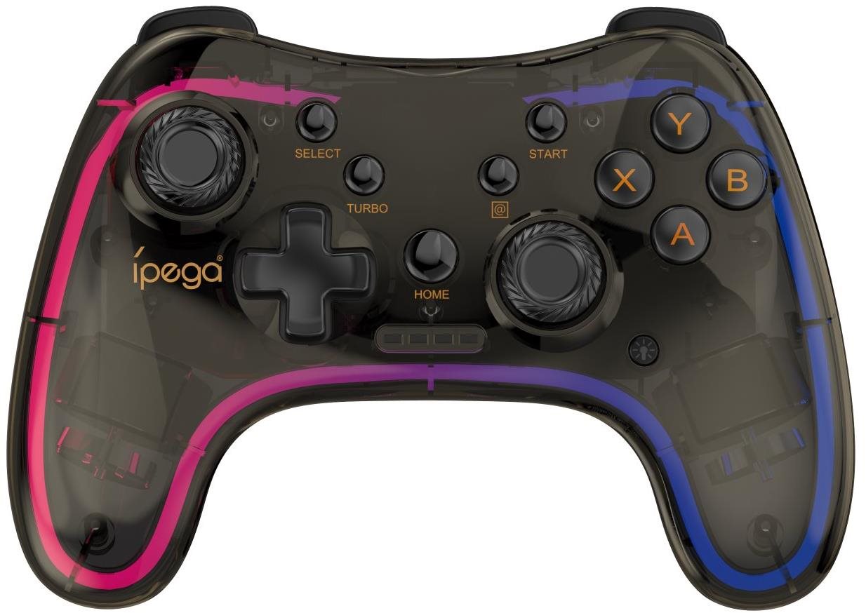 Kontroller iPega 9228 Vezeték nélküli kontroller Android/iOS/PC/PS4/PS3/N-Switch rendszerekhez Átlátszó