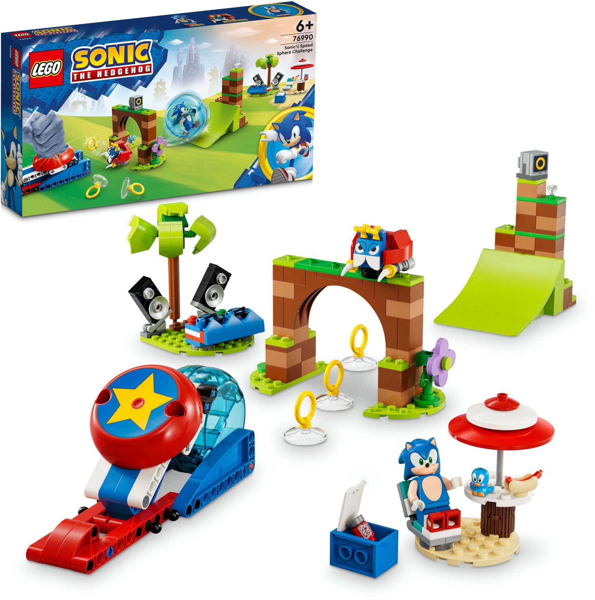 LEGO LEGO® Sonic The Hedgehog™ 76990 Sonic sebesség gömb kihívás