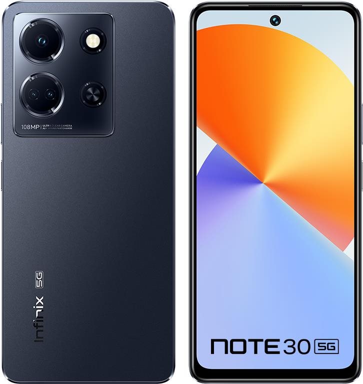 Mobiltelefon Infinix Note 30 5G 8 GB/128 GB fekete