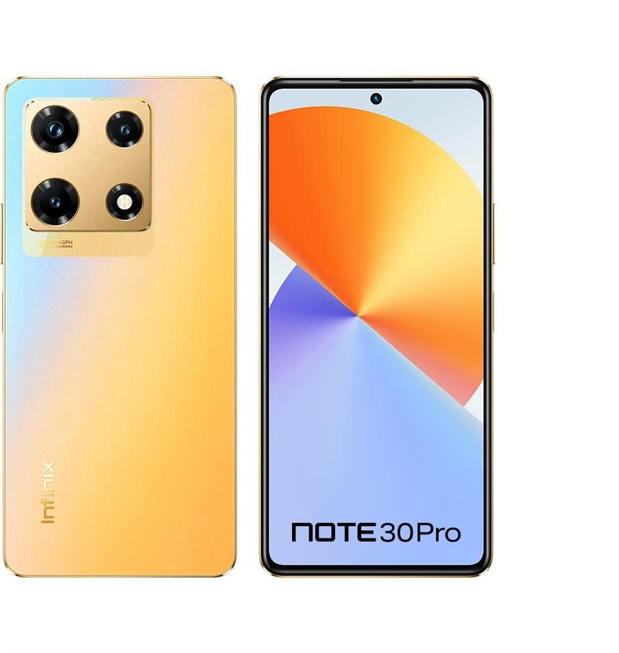 Mobiltelefon Infinix Note 30 PRO 8 GB/256 GB aranyszín