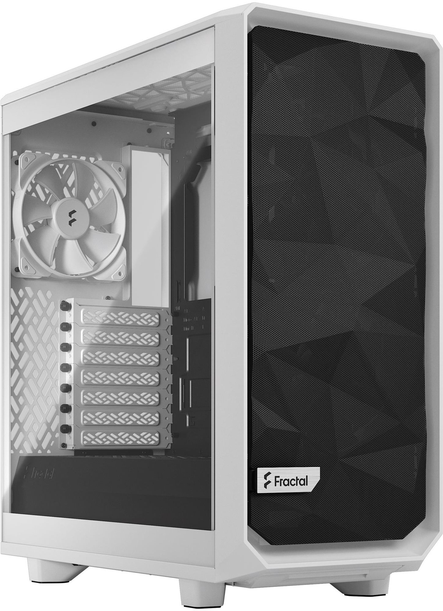 Számítógépház Fractal Design Meshify 2 Compact Lite White TG Light Tint