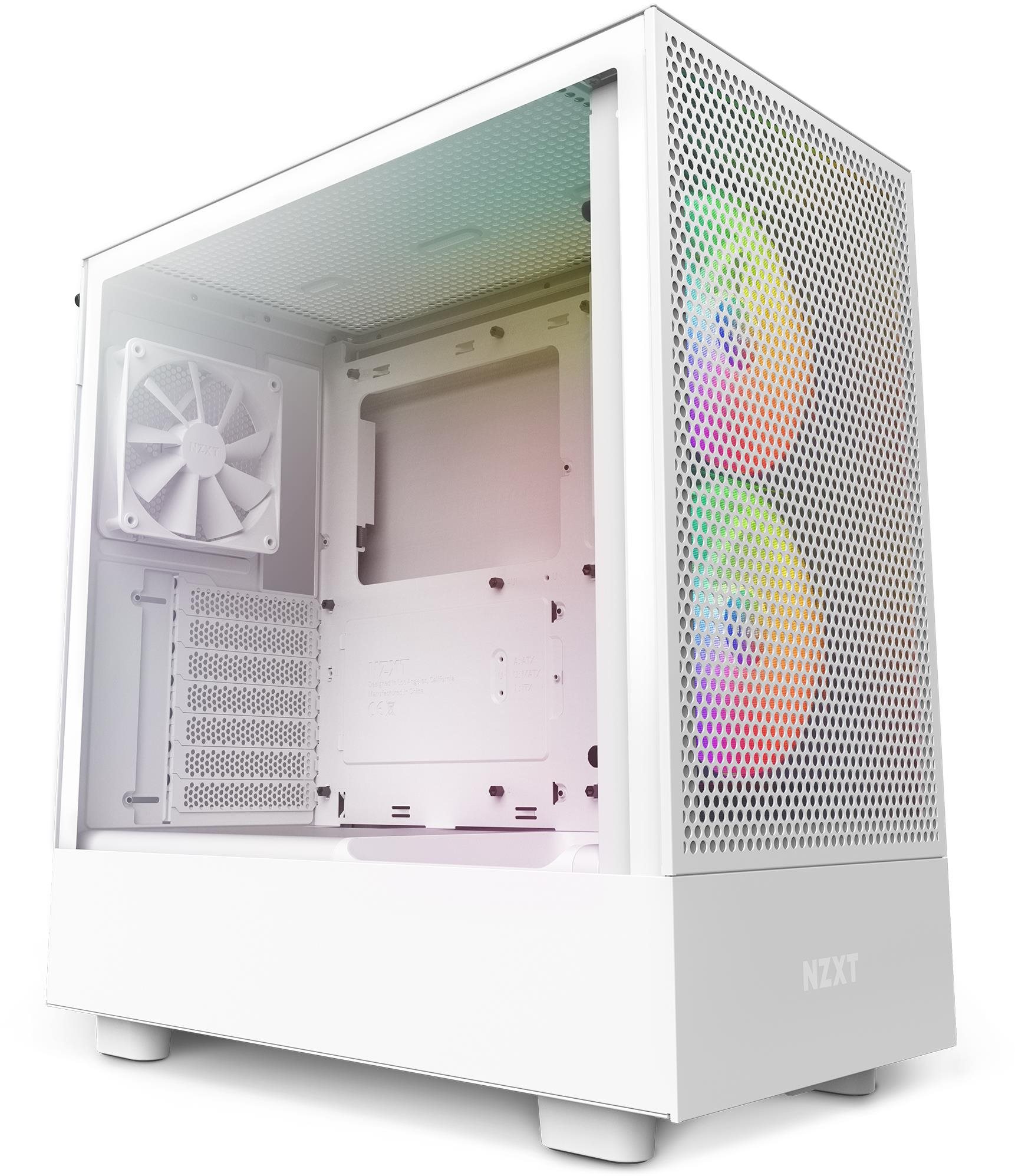 Számítógépház NZXT H5 Flow RGB White