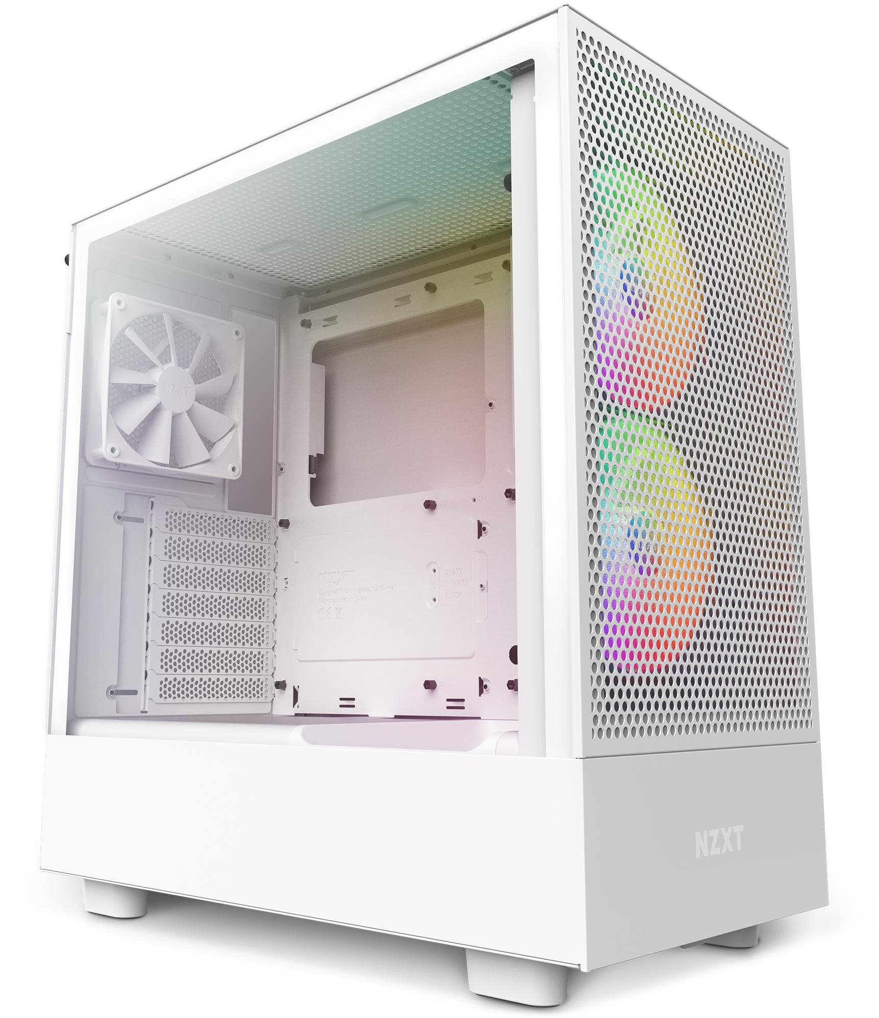 Számítógépház NZXT H5 Flow RGB White