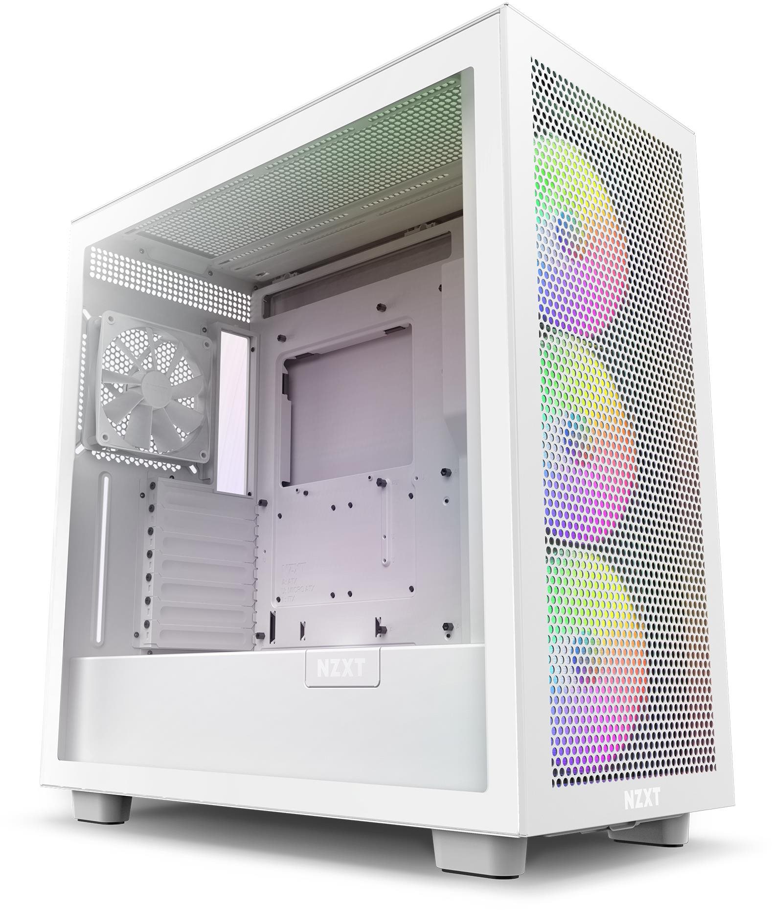 Számítógépház NZXT H7 Flow RGB White