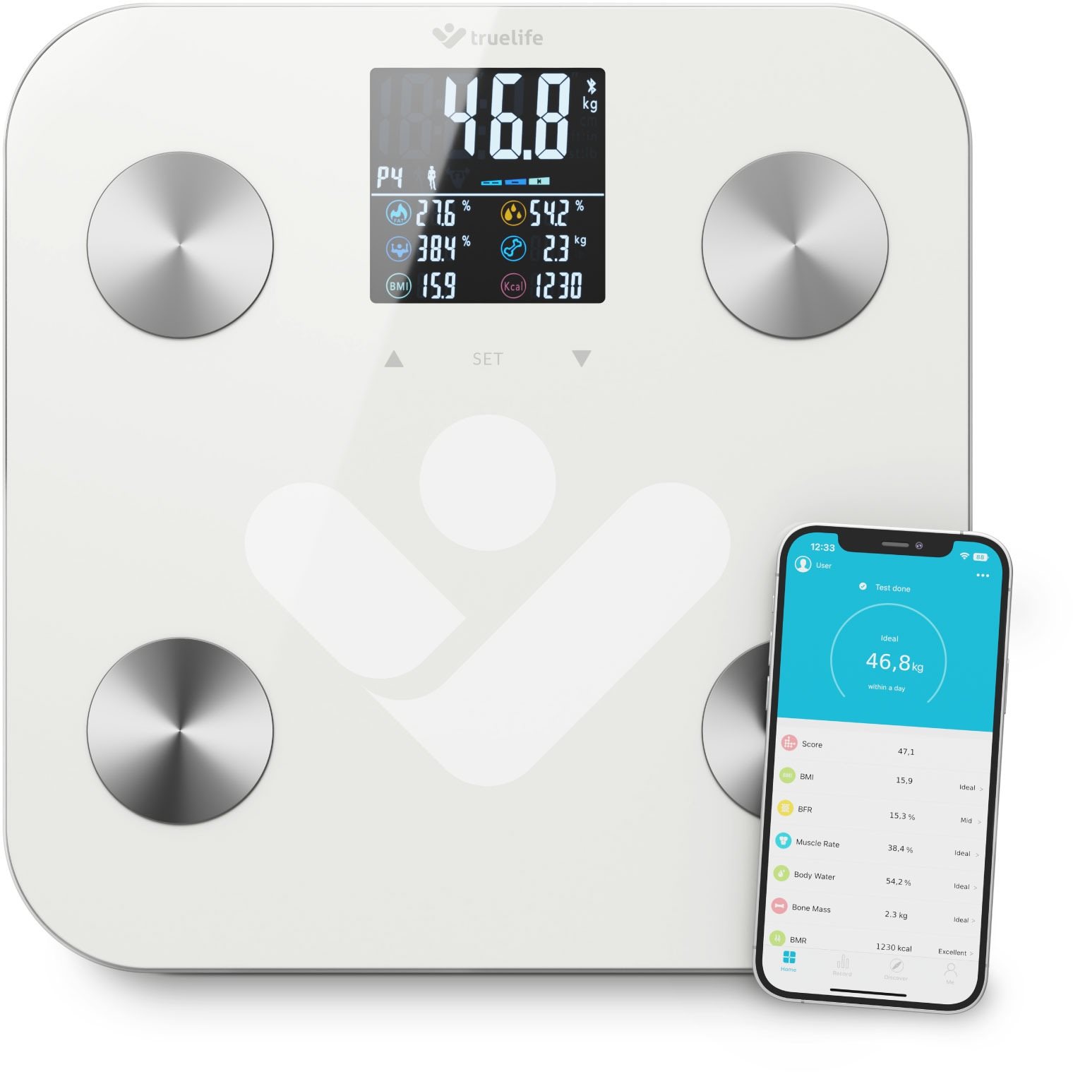 Személymérleg TrueLife FitScale W6 BT