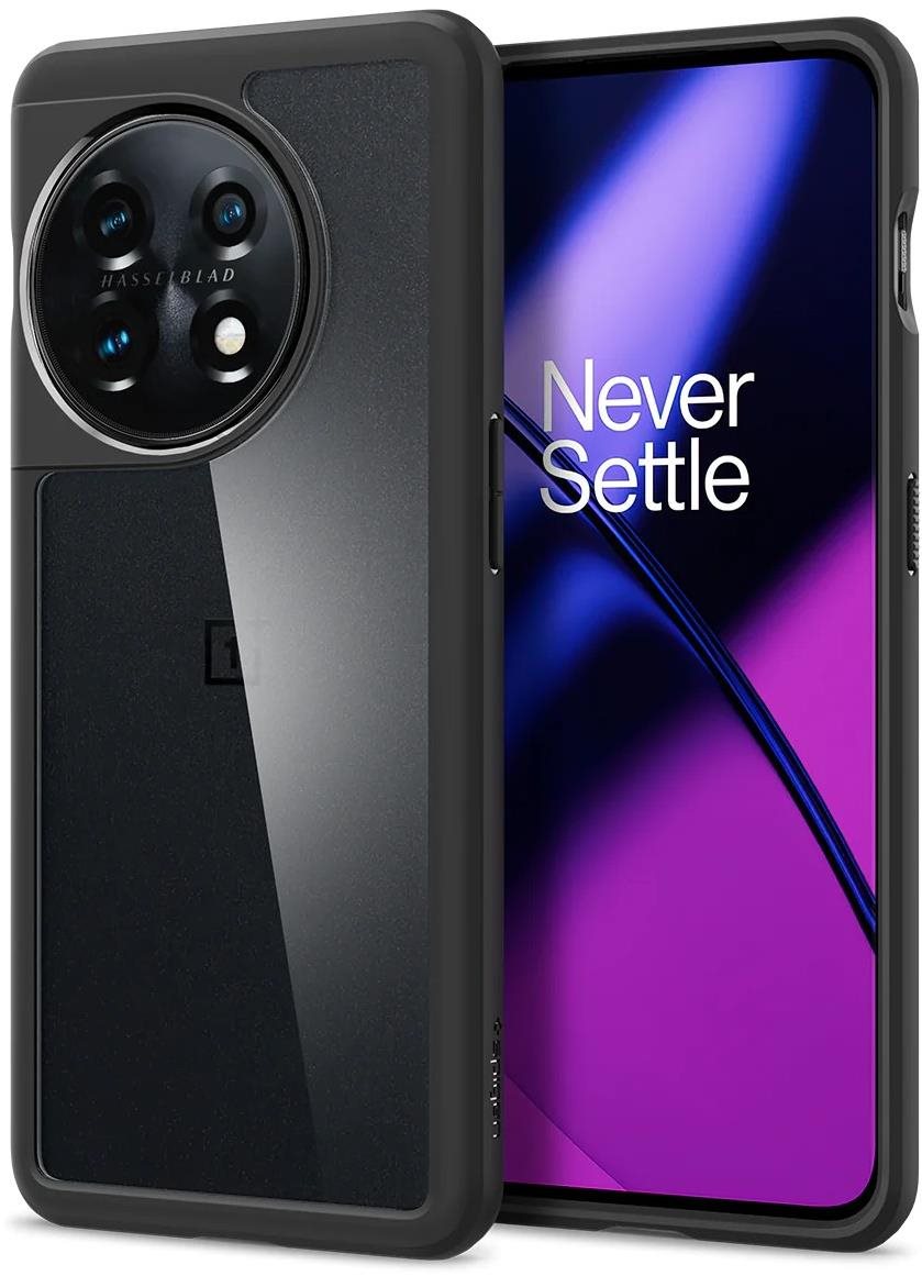 Telefon tok Spigen Ultra Hybrid OnePlus 11 fekete tok