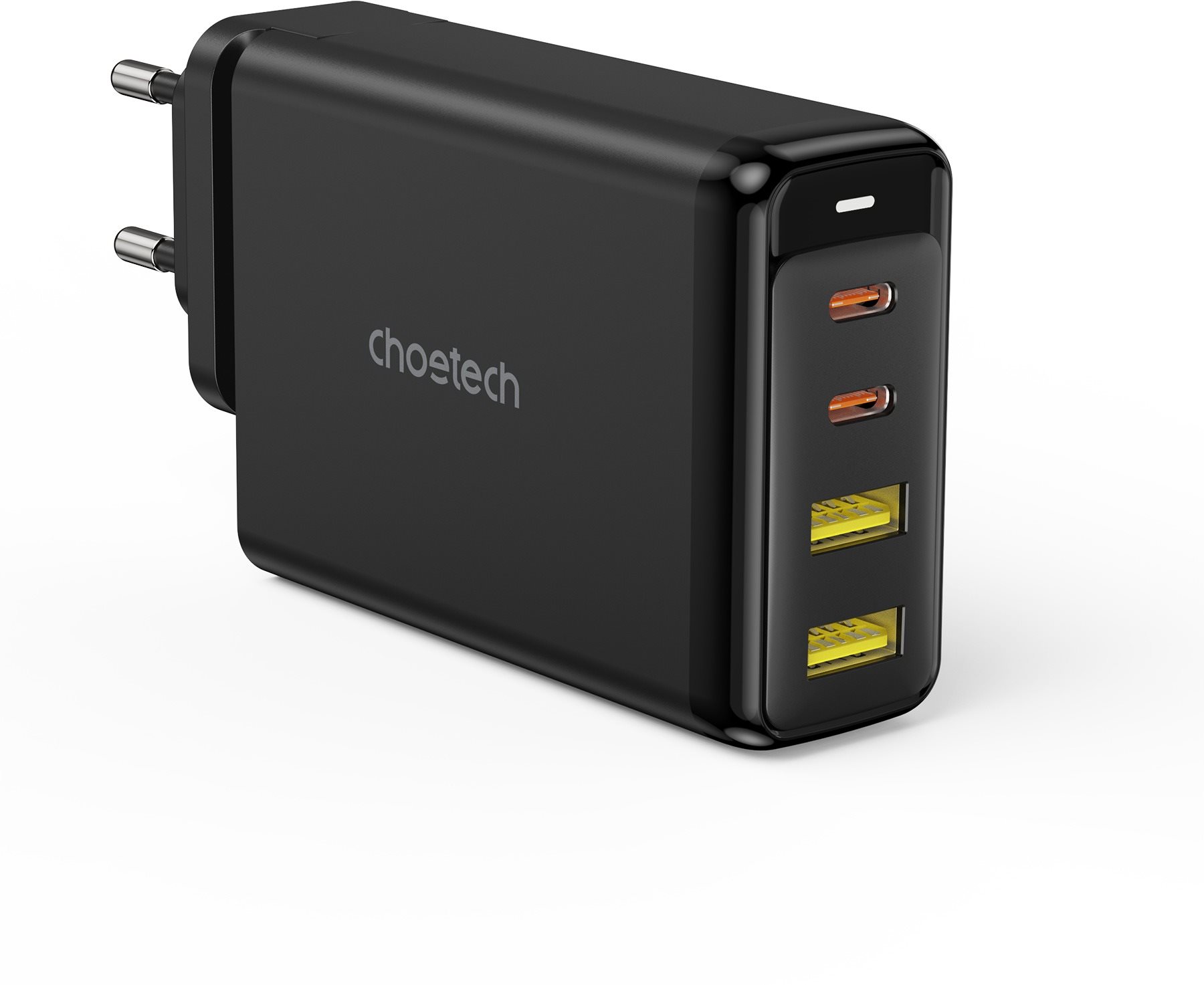 Töltő adapter ChoeTech PD 140W GaN 2 x USB-C + 2 x USB-A Charger