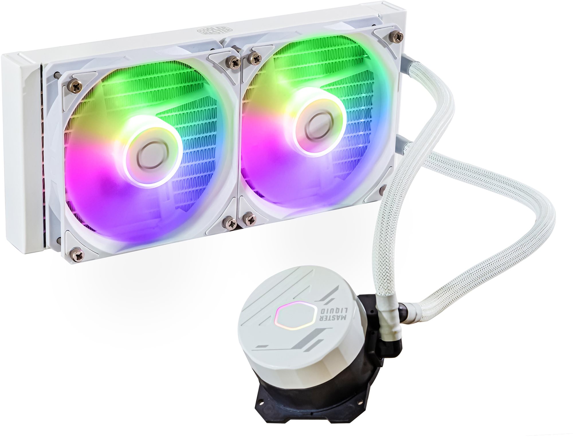 Vízhűtés Cooler Master MasterLiquid 240L CORE ARGB White