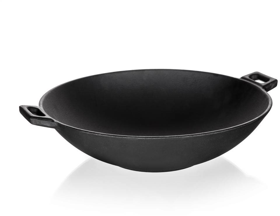 Wok BANQUET Öntöttvas WOK serpenyő 36