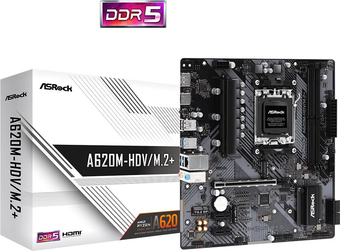 Alaplap ASROCK A620M-HDV/M.2+