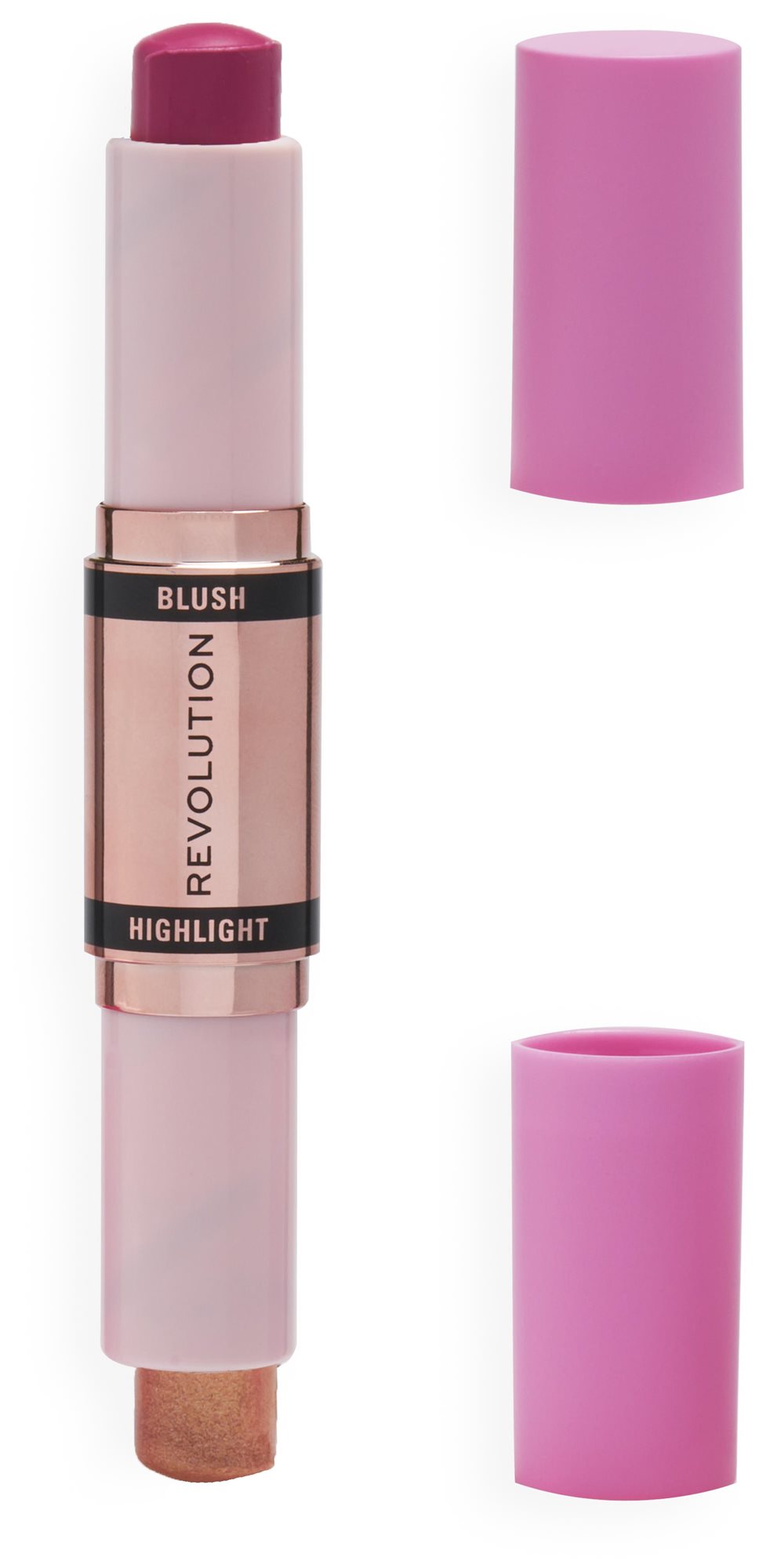 Arcpirosító REVOLUTION Blush & Highlight Stick Champagne Shine 8