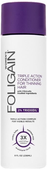 Hajbalzsam FOLIGAIN Triple Action Hajhullás elleni kondicionáló 2% trioxiddal nők számára