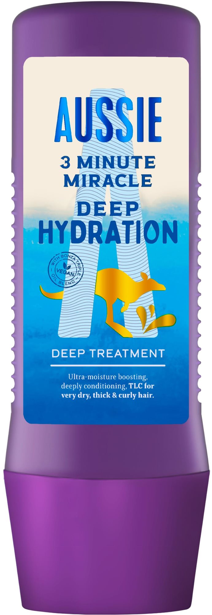 Hajpakolás AUSSIE 3 Minute Miracle Deep Hydration Treatment 225 ml