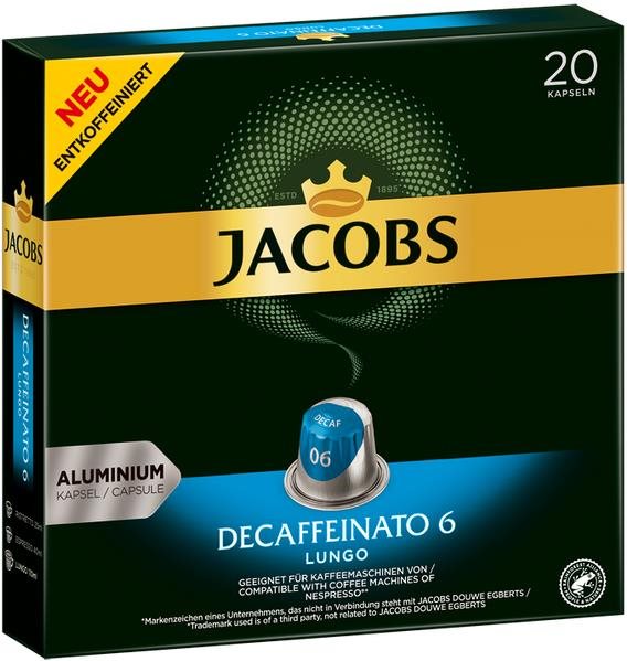Kávékapszula Jacobs Decaffeinato intenzitás 6