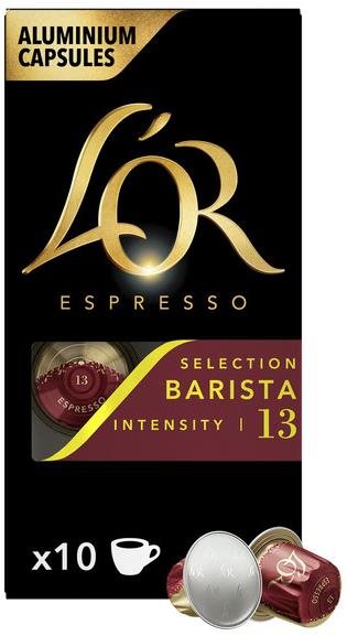 Kávékapszula L'OR Espresso Barista Selection 10 db Nespresso®* kávégépekhez