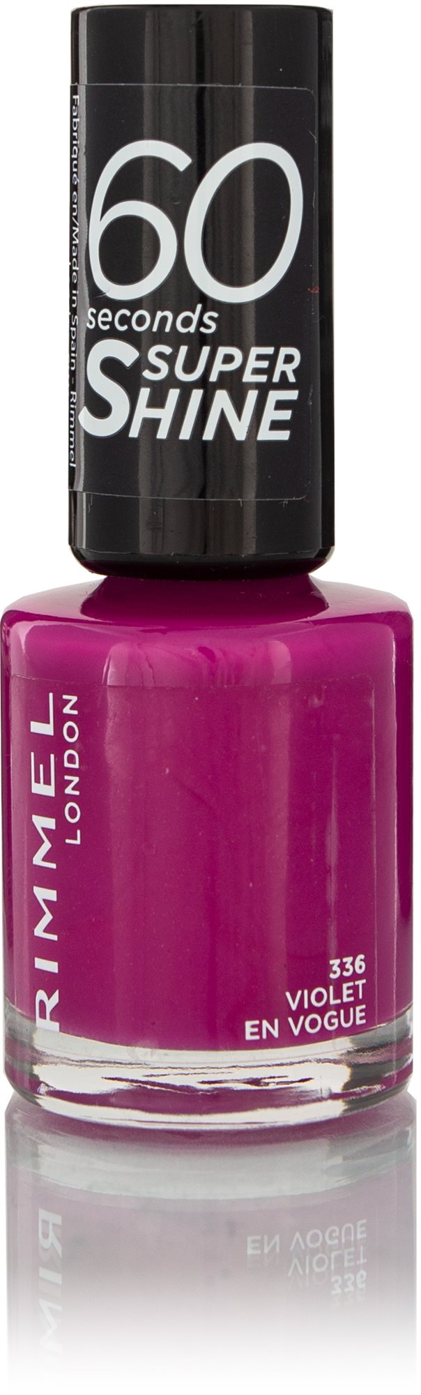Körömlakk RIMMEL LONDON 60 Seconds Flip Flop Fashion 336 Violet En Vogue 8 ml