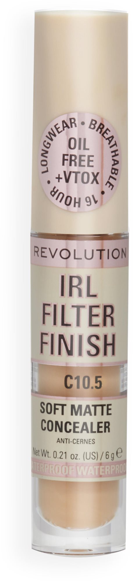 Korrektor REVOLUTION IRL Filter Finish Concealer C10.5 6 g