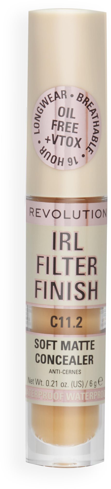 Korrektor REVOLUTION IRL Filter Finish Concealer C11.2 6 g