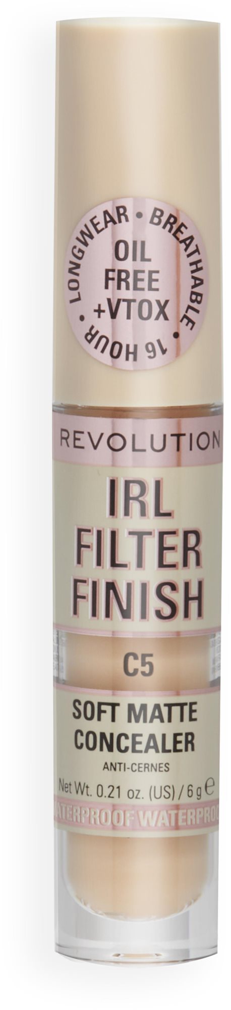 Korrektor REVOLUTION IRL Filter Finish Concealer C5 6 g