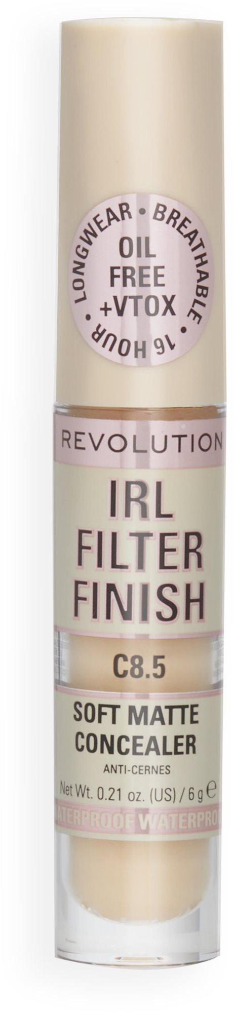Korrektor REVOLUTION IRL Filter Finish Concealer C8.5 6 g