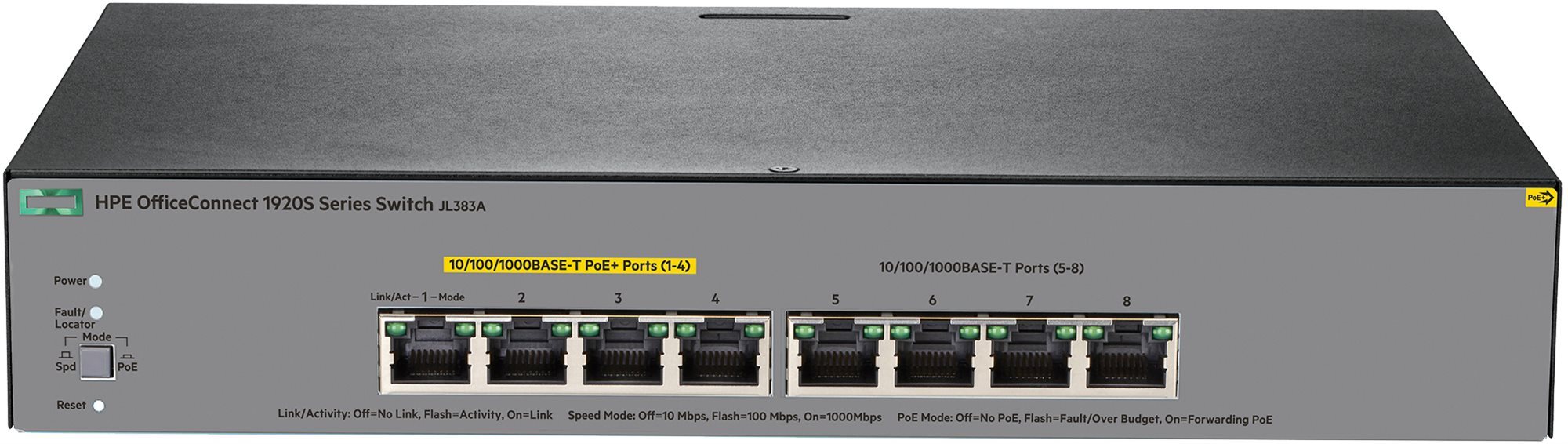 Switch HPE 1920S 8G PPoE+ 65W