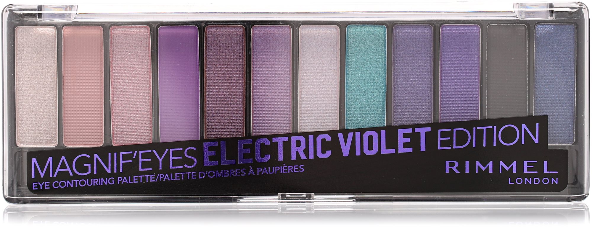 Szemfesték paletta RIMMEL LONDON Magnif'Eyes Eyeshadow Palette 008 Electric Violet 14