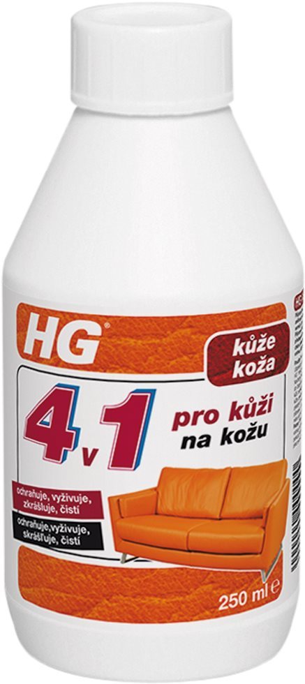 Čistič kůže HG 4 v 1 pro kůži 250 ml