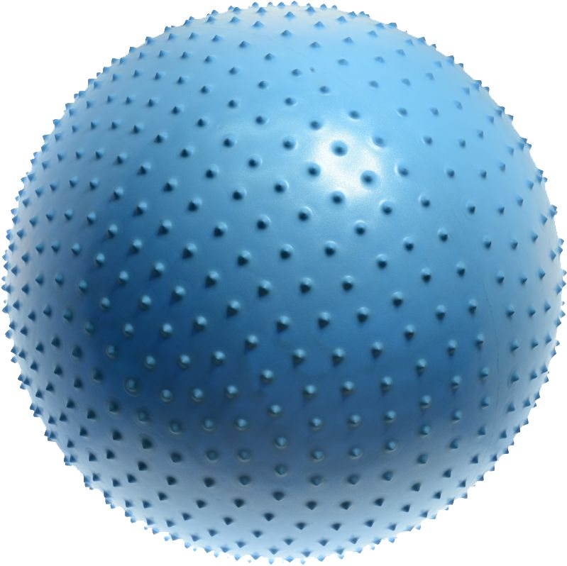 Fitness labda Lifefit - gimnasztikai masszázs labda kék színben 75 cm