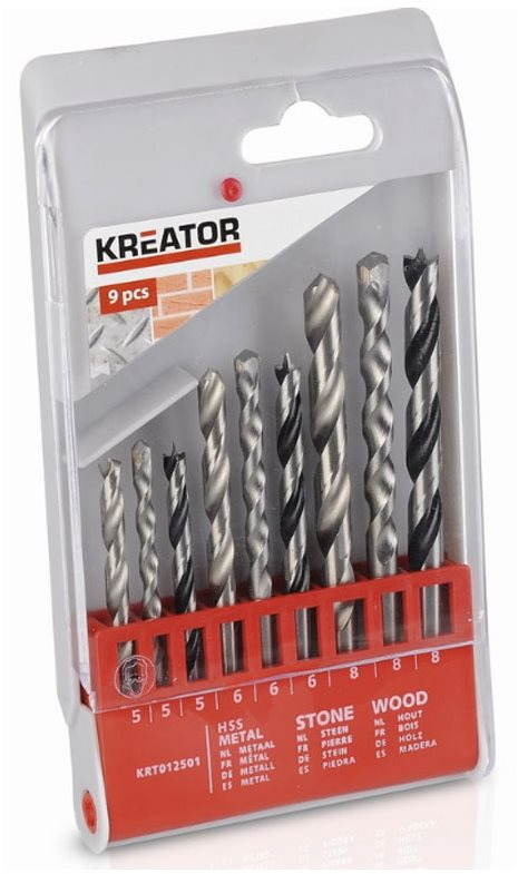 Fúrószár készlet Kreator fúró készlet KRT012501