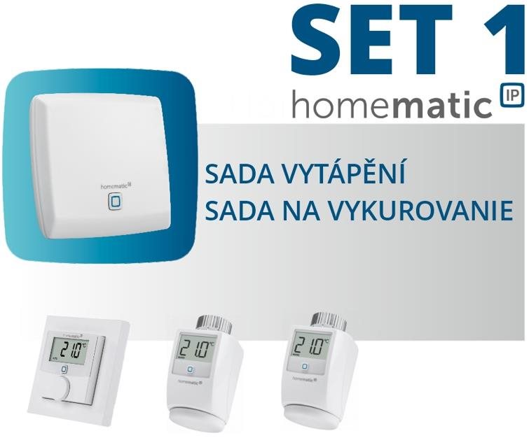 Fűtésszabályozó készlet Homematic IP Homematic IP (1+1 lakás) – HmIP-SET1 Fűtésszabályozó készlet