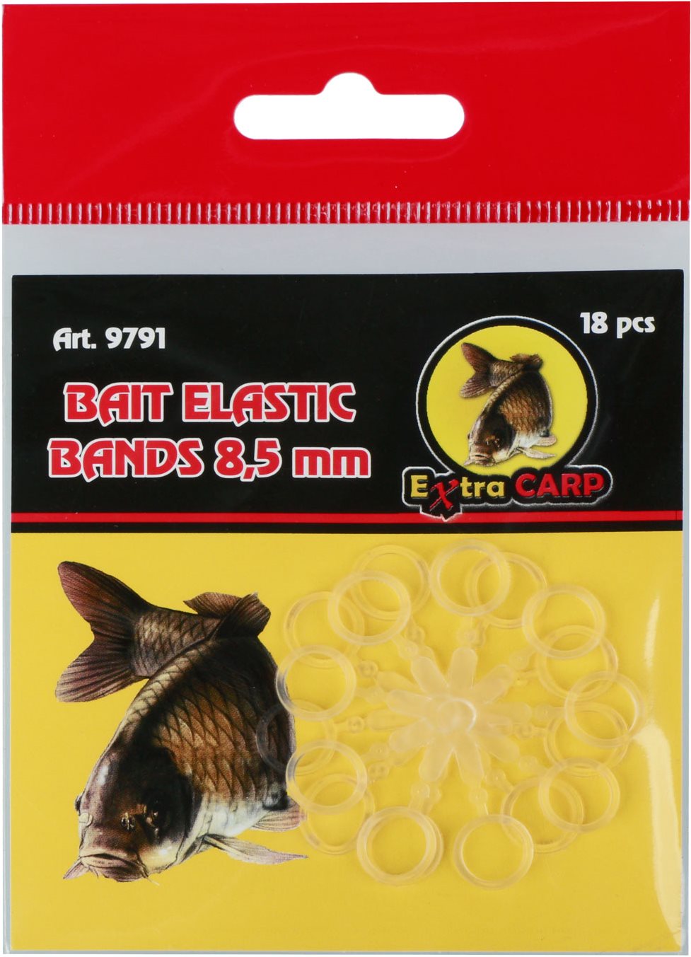 Gyűrű Extra Carp Bait Elastic Bands 8.5 mm
