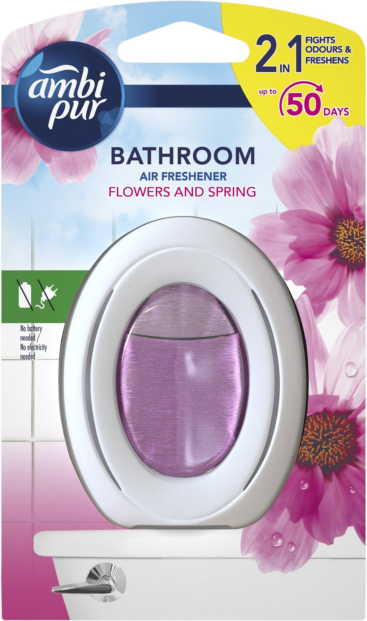 Légfrissítő AMBI PUR Bathroom Flowers and Spring 7